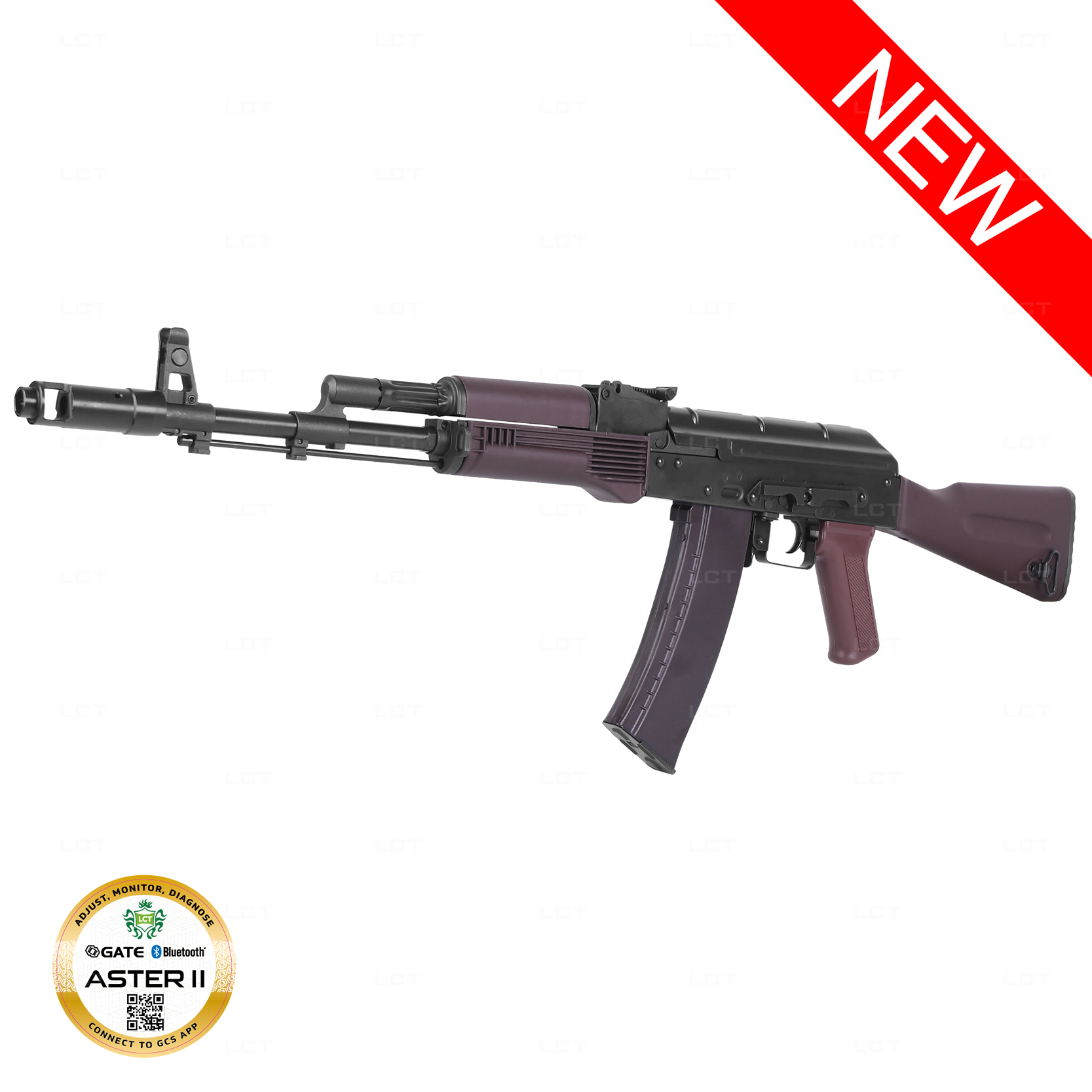LCK74M-Plum AEG W/ GATE Aster II(BT)  (344 FPS)