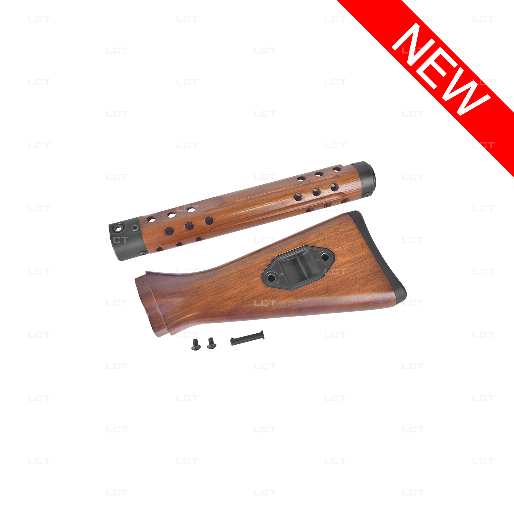 LC061 LC-3 Hardwood Stock & Handguard Set